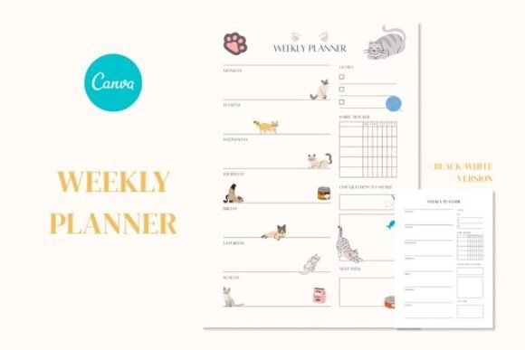 Weekly Planner | Canva Planner Template