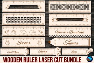Wooden Ruler Laser Cut Bundle · Creative Fabrica