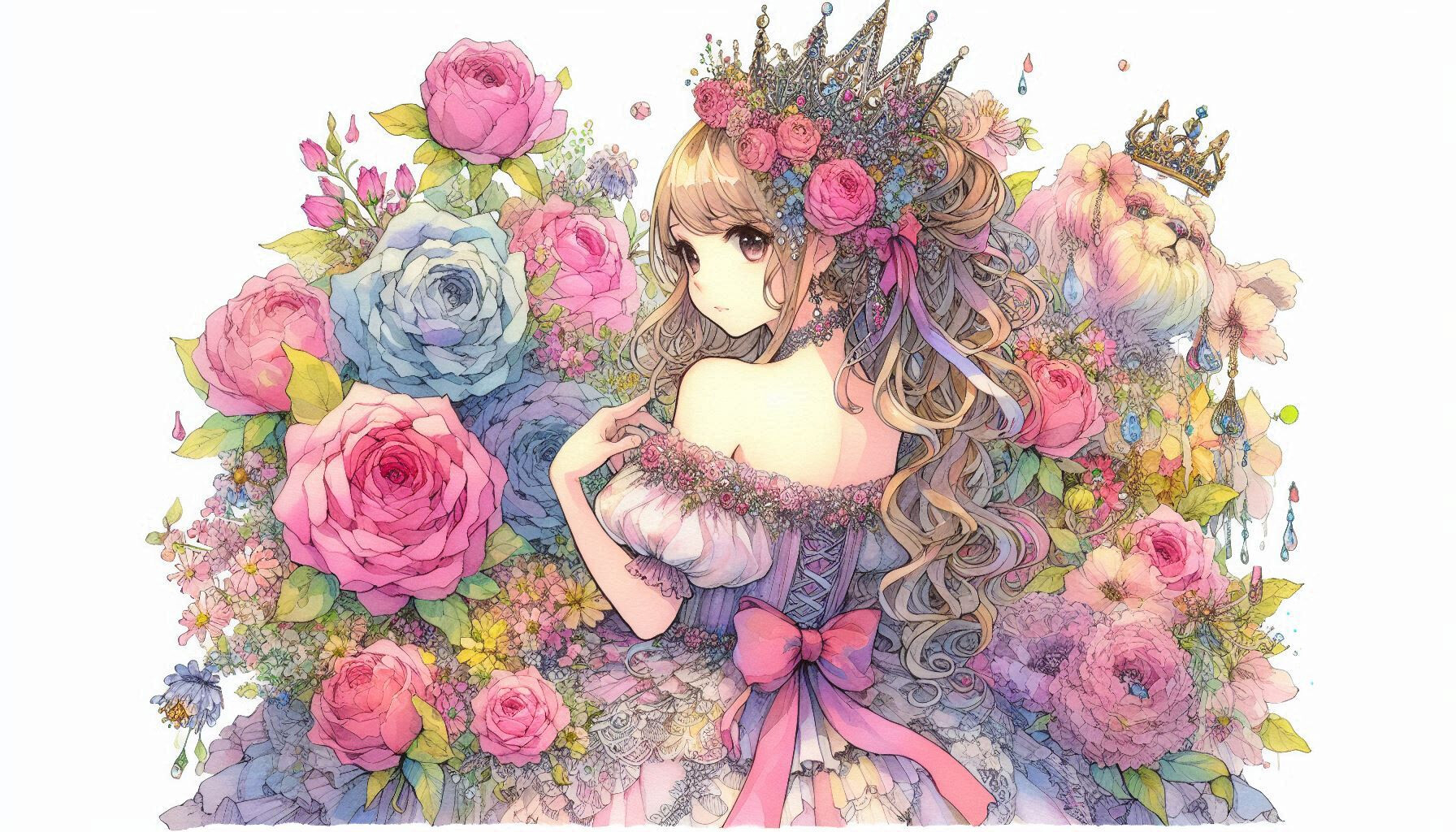 A Bundle of Manga-style Drawing of a Pri Graphic by Creativeguru ...