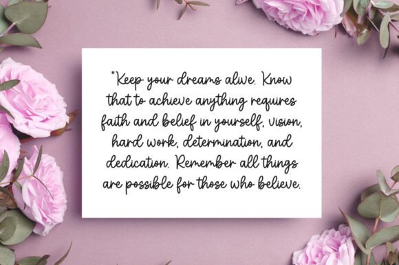 Believe Font - Preview 1