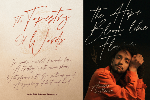 Bolmand Signature Font - Preview 6