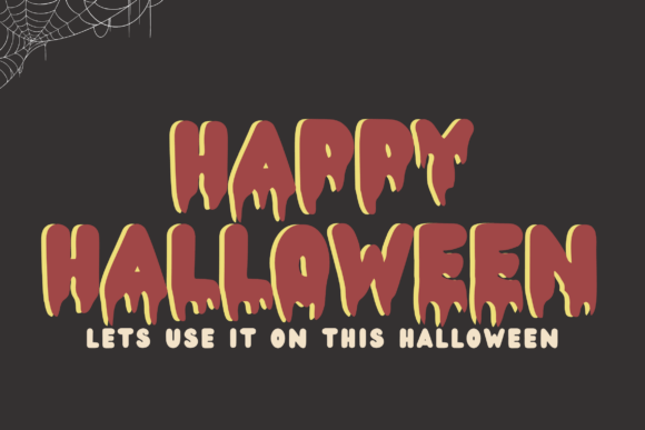 Bubble Halloween Font - Preview 1