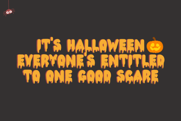 Bubble Halloween Font - Preview 2