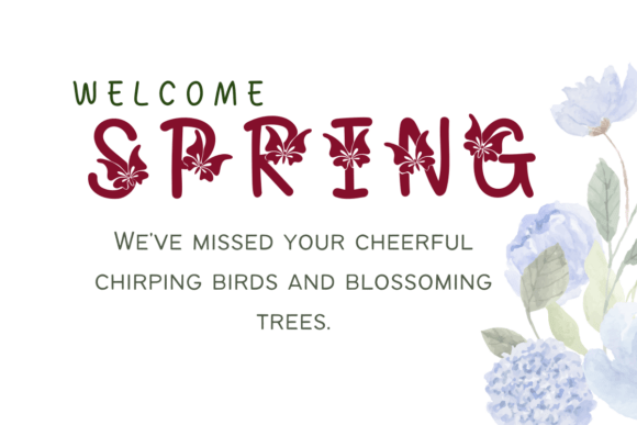 Butterfly Cute Font - Preview 5