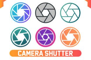 Camera Shutter Vector Set Graphic by LUXURY T-SHIRT STORE · Creative ...