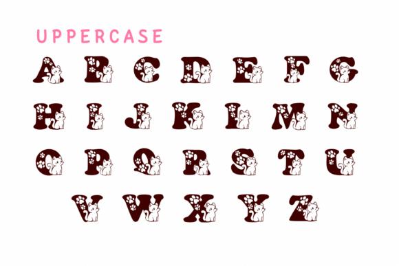 Cat Pet Font - Preview 1