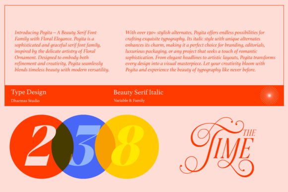 Dh Pegita Font PNG with transparent background - Preview 1