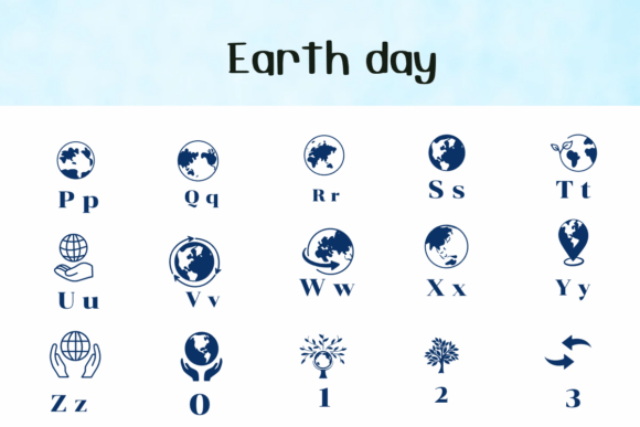 Earth Day Font - Preview 1