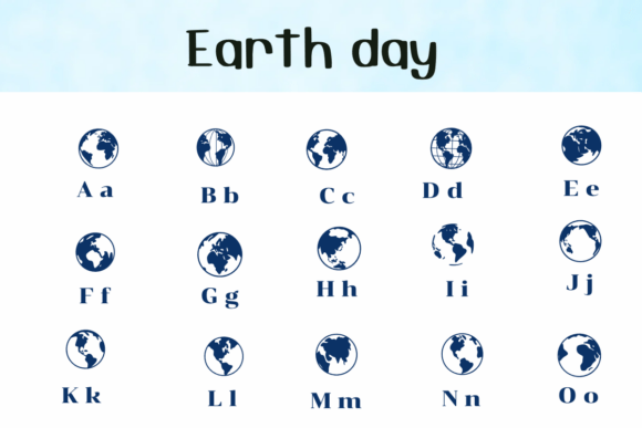 Earth Day Font - Preview 2