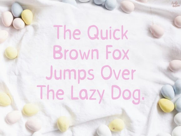 Easter Sunshine Font - Preview 3