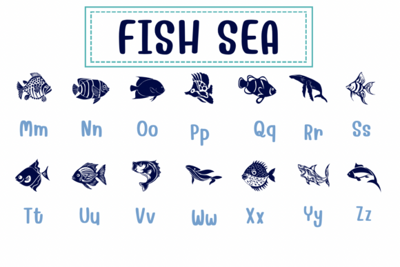 Fish Sea Font - Preview 2