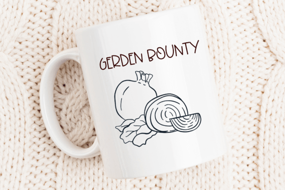 Garden Bounty Font PNG with transparent background - Preview 4