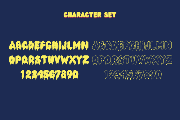 Halloween Melt Font - Preview 6
