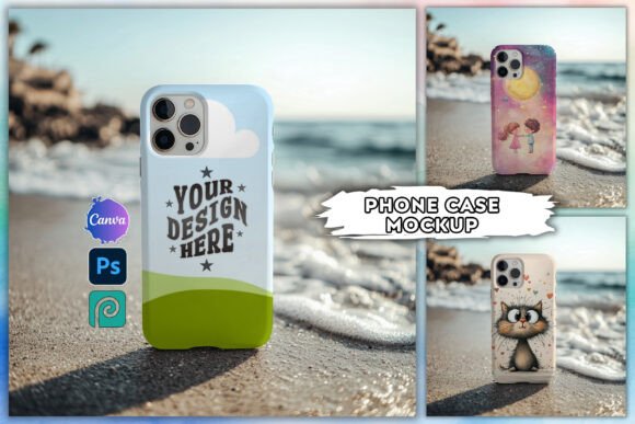 IPhone Case Mockup Canva Phone Template