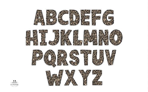 Leopard Army Font font preview - 2