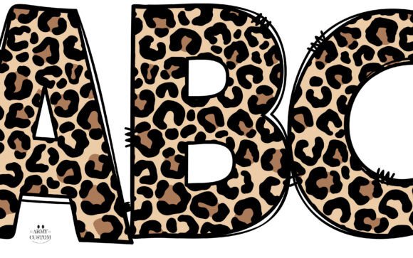 Leopard Army Font font preview - 4