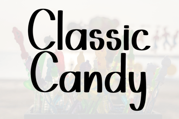 Magical Candy Font PNG with transparent background - Preview 6