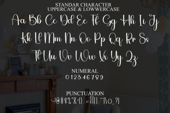Magical Signature Font PNG with transparent background - Preview 2