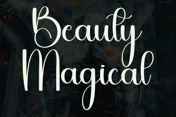 Magical Signature Font PNG with transparent background - Preview 6
