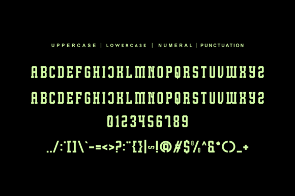 Nogary Font PNG with transparent background - Preview 2