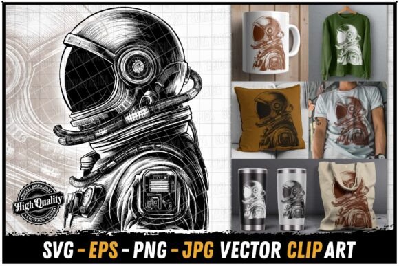 Retro Astronaut Space Suit