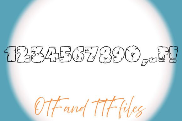 Rockface Font PNG with transparent background - Preview 3