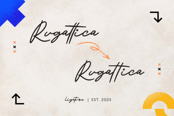Rugattica Font PNG with transparent background - Preview 2