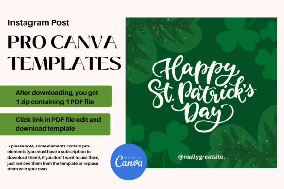 St. Patrick's Day Greeting Card Canva