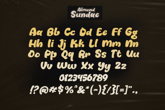 Almond Sundae Font - Preview 3