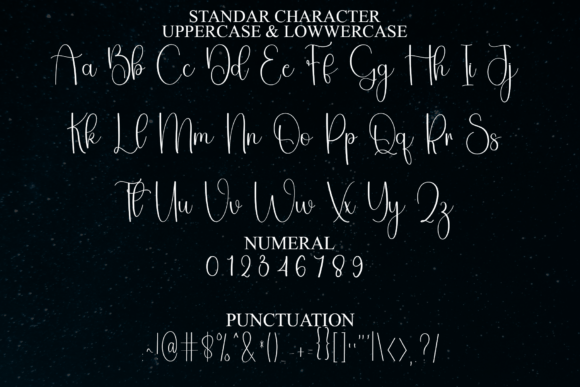 Alphabet Signature Font - Preview 2