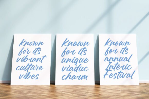 Britany Ristov Font PNG with transparent background - Preview 3