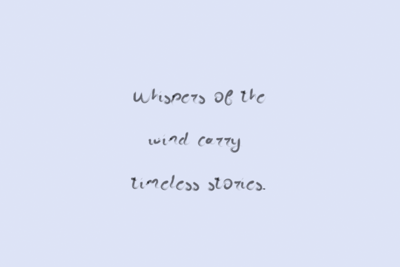 Brushstrokes Font - Preview 2