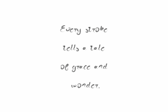 Brushstrokes Font - Preview 4