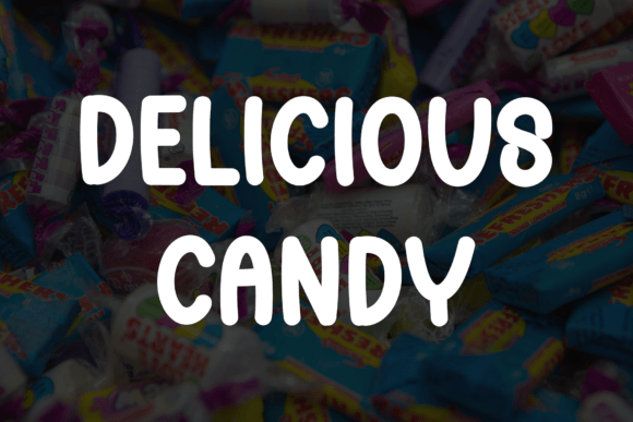 Candy Retro Font - Preview 6