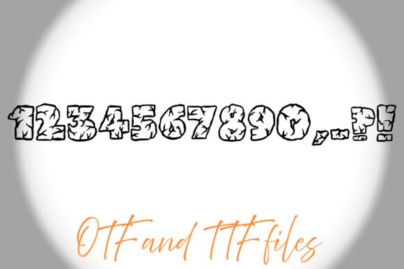 Crumble Rock Font - Preview 1