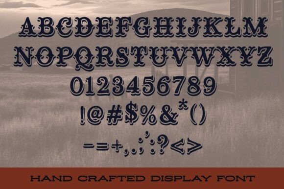 Dusty Saloon Font - Preview 1
