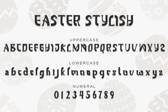 Easter Stylish Font - Preview 4