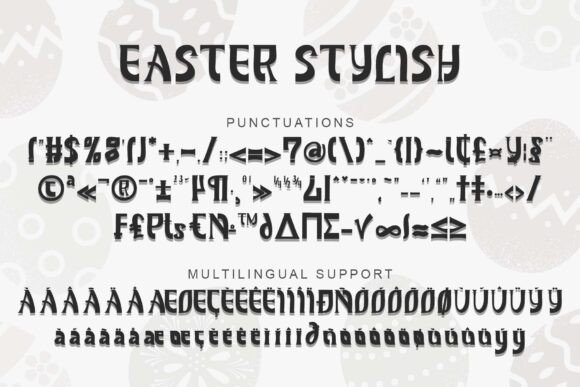 Easter Stylish Font - Preview 5