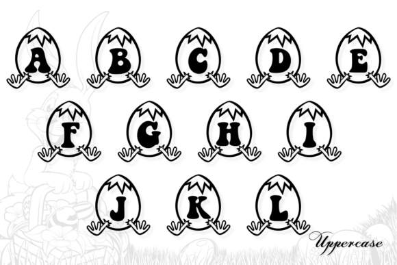 Easter Egg Font - Preview 1