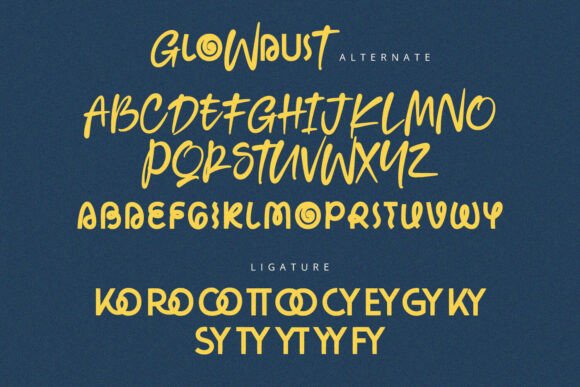 Glowdust Font - Preview 3