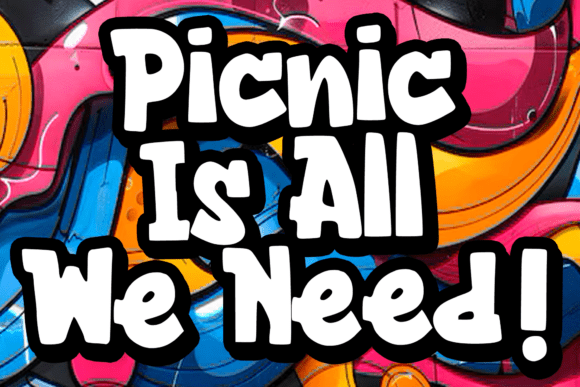 Graffiti Comic Font - Preview 2
