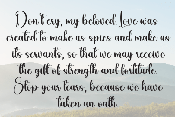 Kindment Font - Preview 5