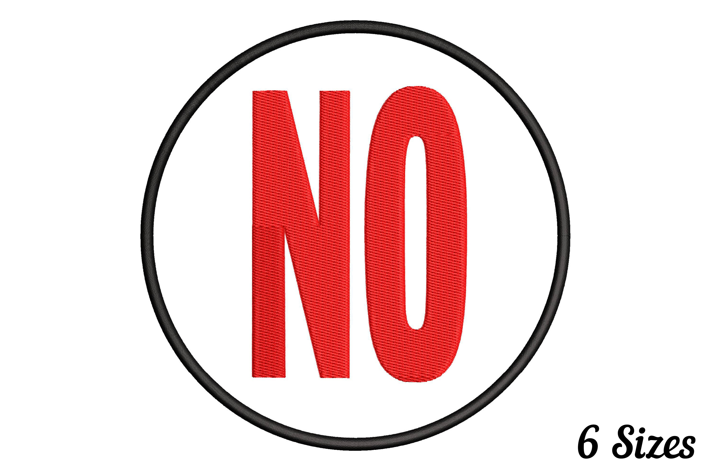 No Embroidery Design
