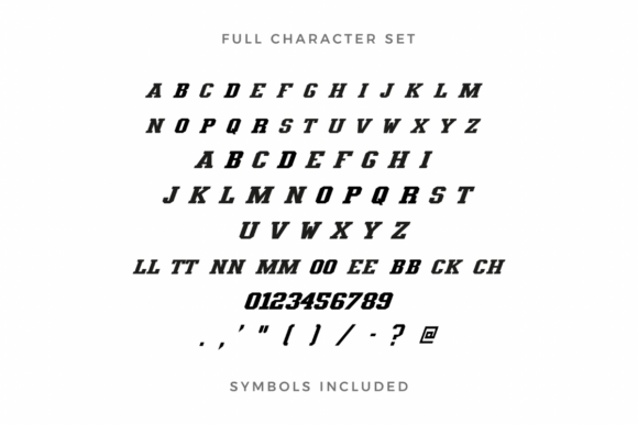Racerback Font PNG with transparent background - Preview 1