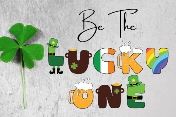 Saint Rainbow Font PNG with transparent background - Preview 4