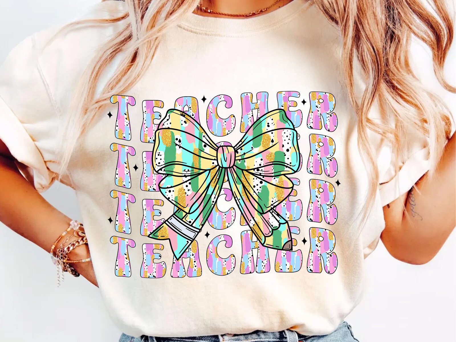 Coquette Teacher Png Graphic by N Creation · Creative Fabrica