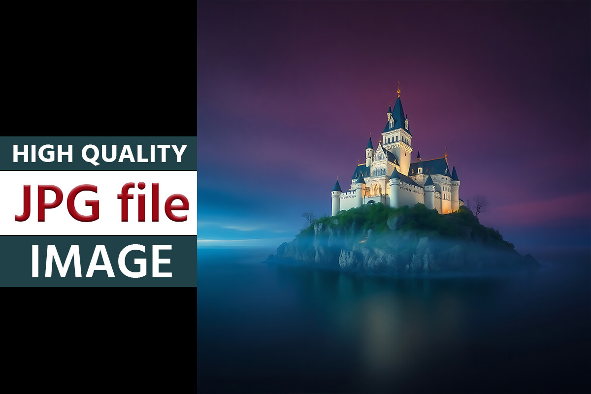 Enchanted Island Castle Graphic by tanvir enayet · Creative Fabrica