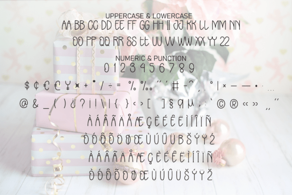 Flower Birthday Font - Preview 6