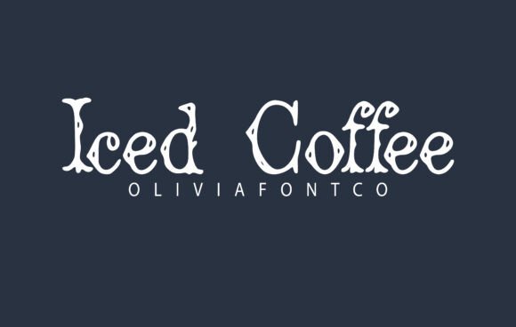 Iced Coffee Blackletter Font By OliviaFontCo
