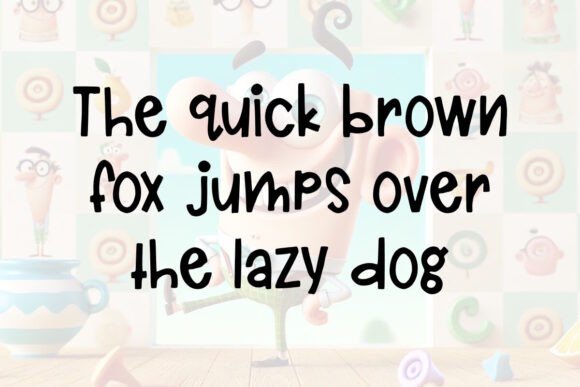 Lopsided Larry Font font preview - 2